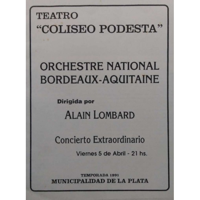 Concierto Extraordinario
