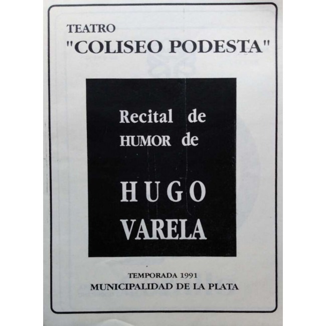 "Recital de humor de Hugo Varela"
