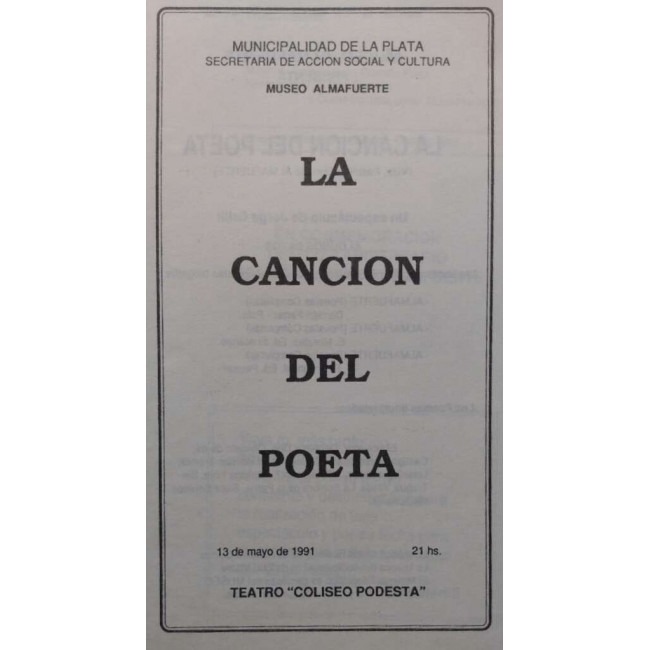"La Canción del Poeta"