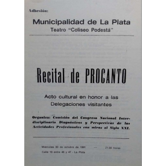 Acto cultural en honor a las Delegaciones visitantes