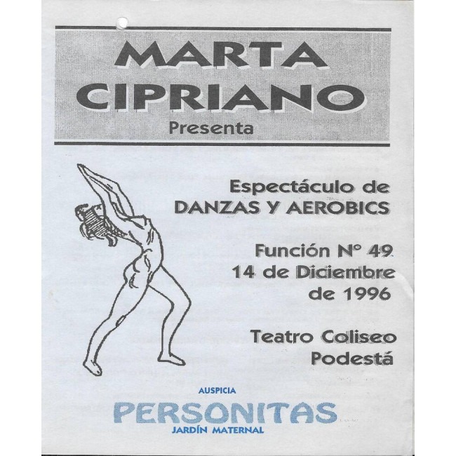 Espectáculo de danzas y aerobics