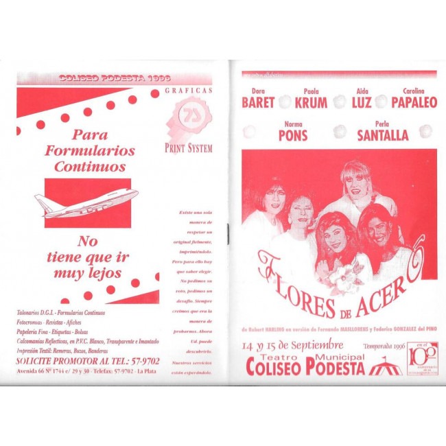 "Flores de acero"