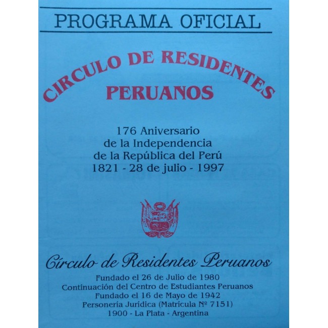 176 Aniversario de la Independencia de la República del Perú