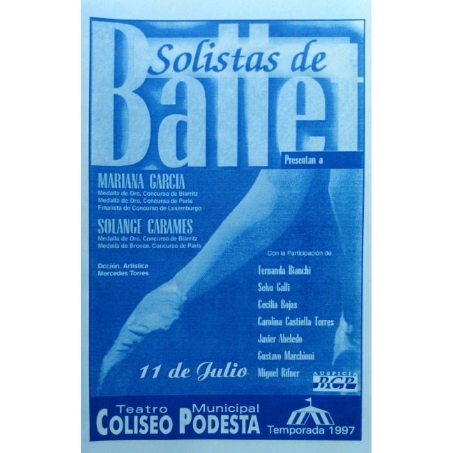 "Solistas de Ballet"