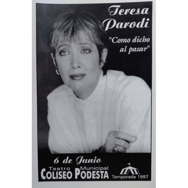 Teresa Parodi " Como dicho al pasar"