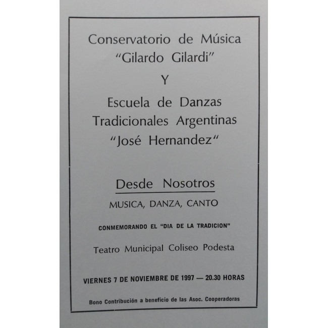"Desde nosotros" - Día de la Tradicion