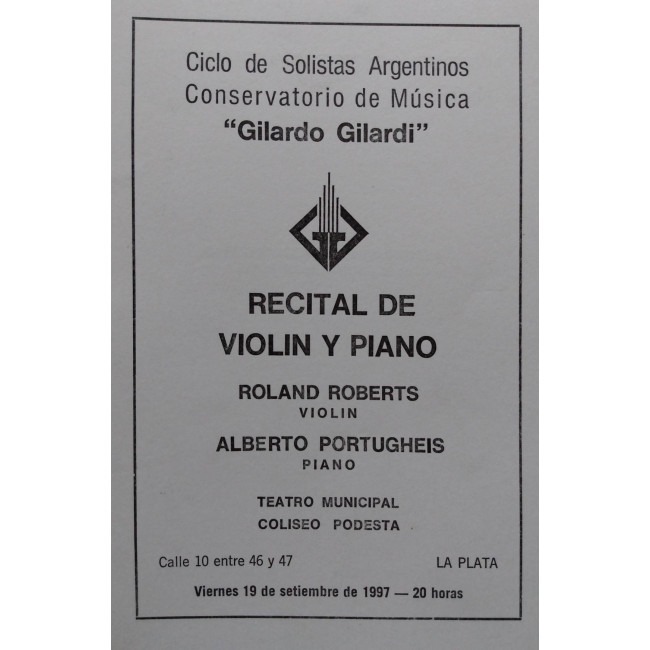 Recital de Violin y Piano 