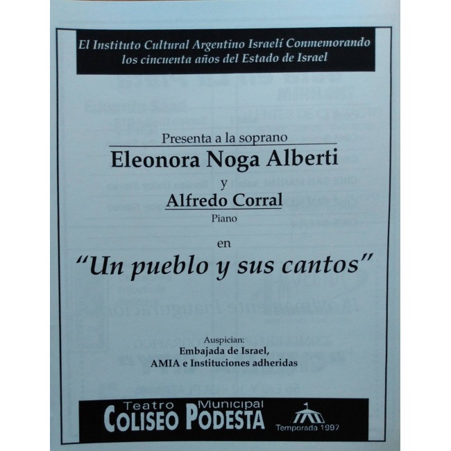 "Un pueblo y sus cantos"