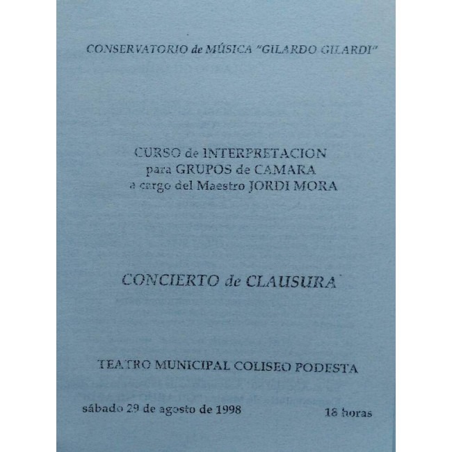 Concierto Música de Camara