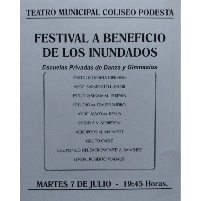 Festival a beneficio