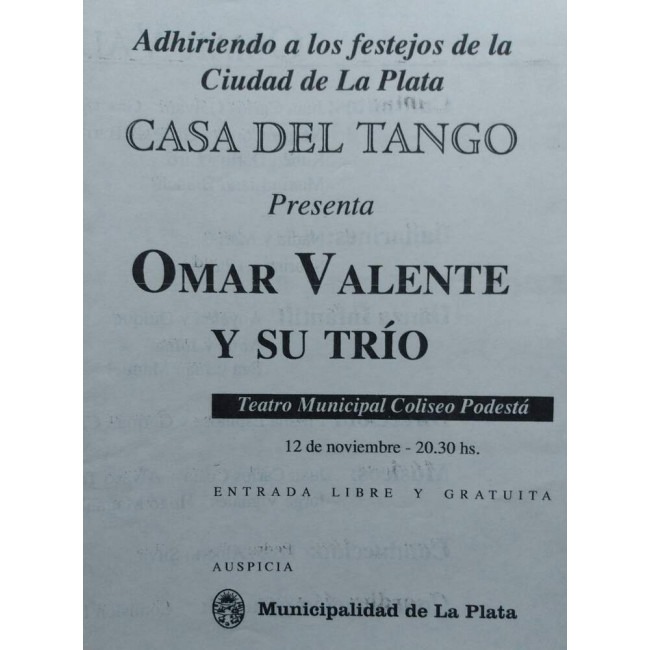 Omar Valente y su trío