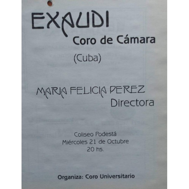 Exaudi Coro Cubano