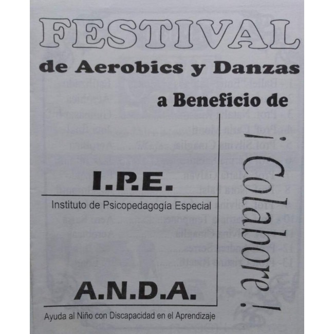 Festival Aerobics y Danzas