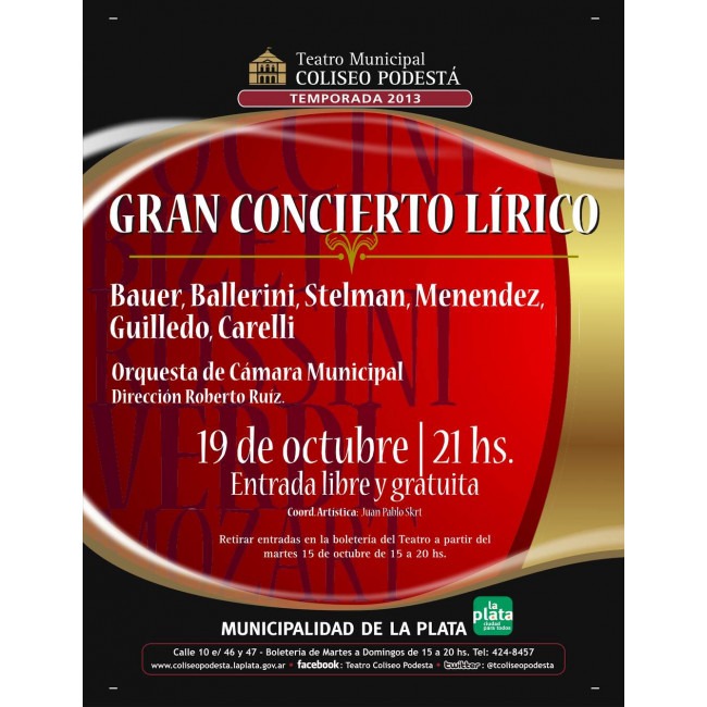 Gran concierto lirico