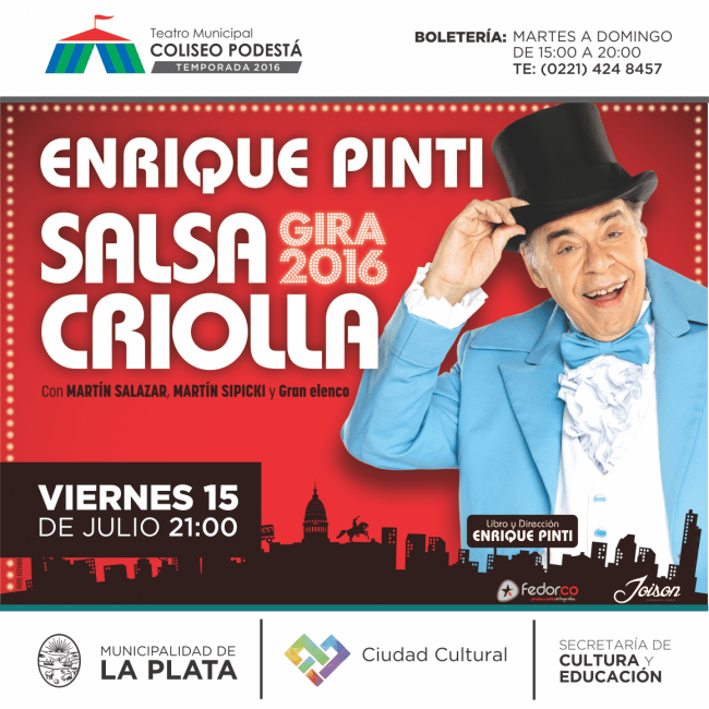 Enrique Pinti. Salsa Criolla