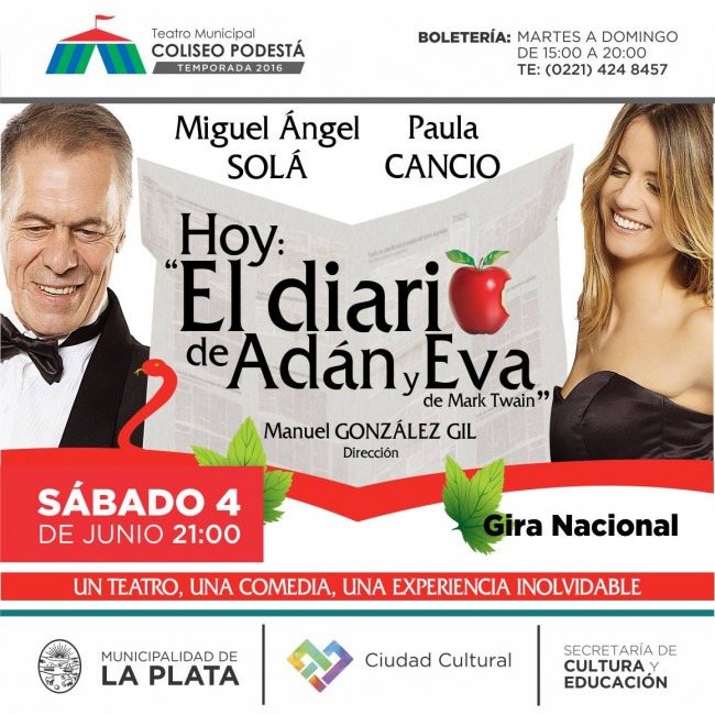 El diario de Adán y Eva