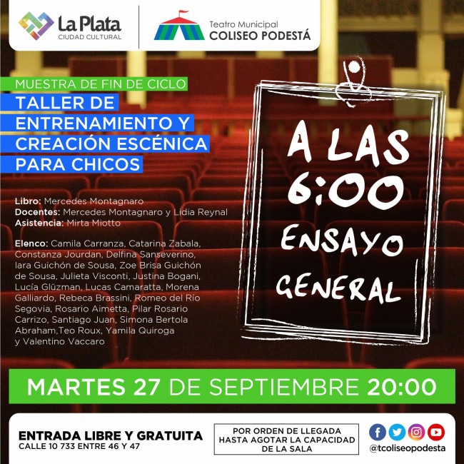 Taller de entrenamiento y creación escénica