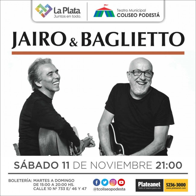 Jairo Y Baglietto Teatro Municipal Coliseo Podesta