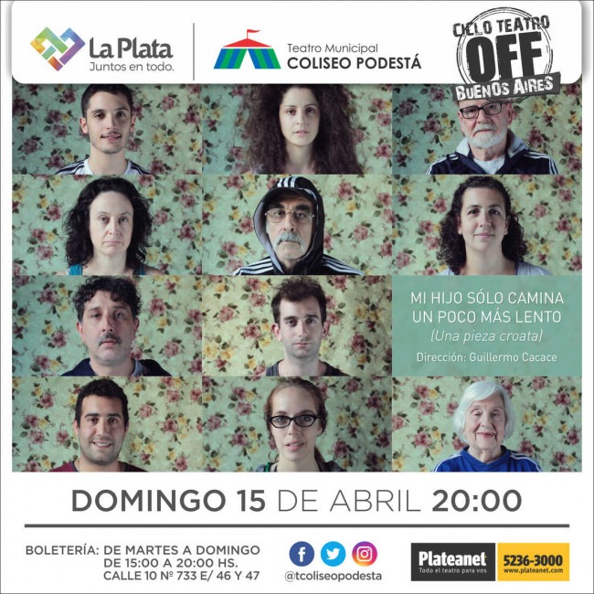 Ciclo Teatro Off Buenos Aires. Mi hijo solo camina un poco más lento
