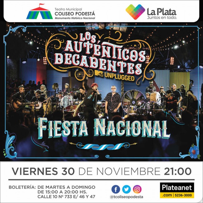 Los auténticos decadentes. Fiesta Nacional