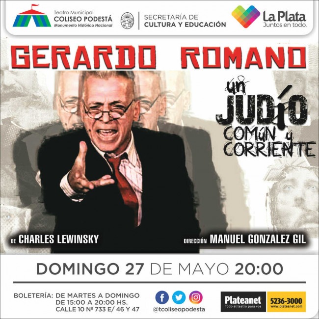 Un judío común y corriente. Gerardo Romano