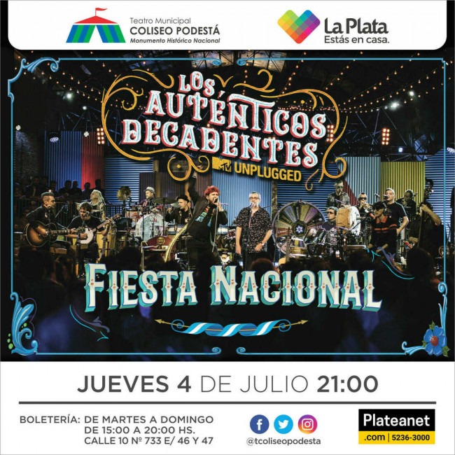 Los auténticos decadentes. Fiesta Nacional