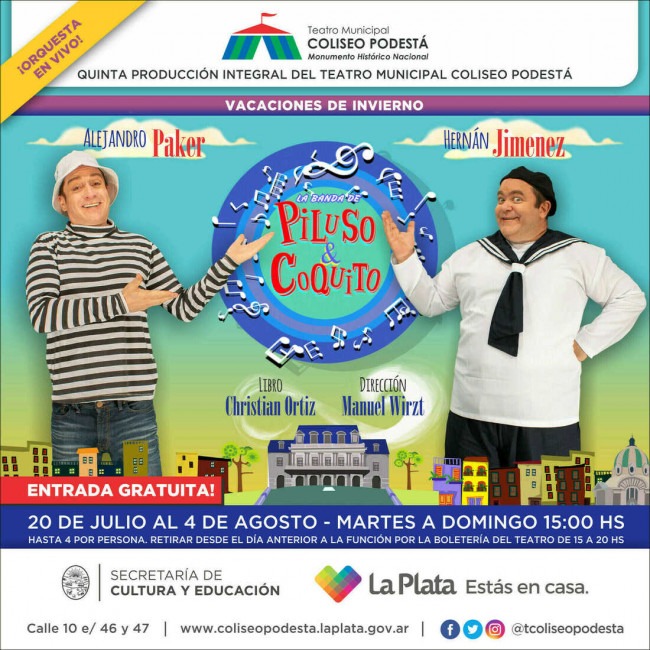 Quinta producción integral. La Banda de Piluso y Cocquito.