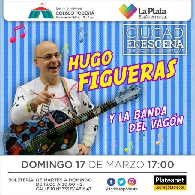 Ciclo Ciudad en Escena. Hugo Figueras y la Banda del Vagón