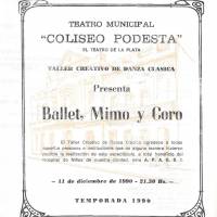"Ballet, Mimo y Coro"