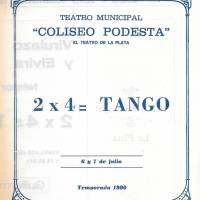 "2 x 4 = tango"