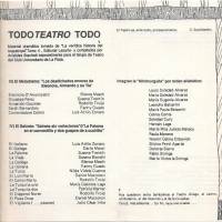 "Todo teatro todo"