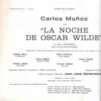 "La noche de Oscar Wilde"