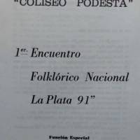 1º Encuentro Folklórico Nacional La Plata 91