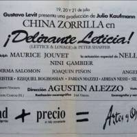 "¡Delirante Leticia!"