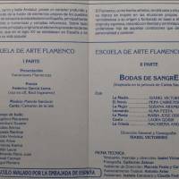 Función de Gala: "Bodas de Sangre"