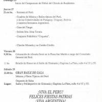 174º Aniversario de la Independencia del Perú