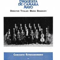 Concierto extraordinario de la Orquesta de Camara Mayo
