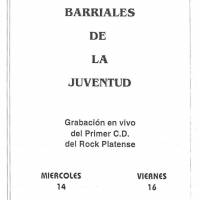 "Encuentros Barriales de la Juventud de Rock"