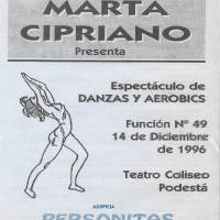 Espectáculo de danzas y aerobics