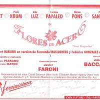 "Flores de acero"