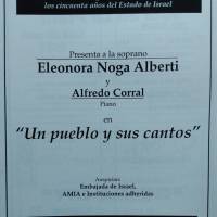 "Un pueblo y sus cantos"
