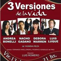 Tres versiones de la vida