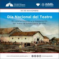 30 de Noviembre - Día Nacional del Teatro