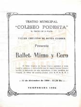 "Ballet, Mimo y Coro"