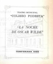 "La noche de Oscar Wilde"