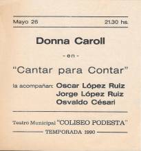 "Cantar para contar"