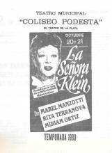 "La Señora Klein"