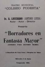 "Borradores en Fantasia Mayor"