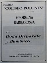 "Doña Disparate y Bambuco"