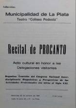 Acto cultural en honor a las Delegaciones visitantes